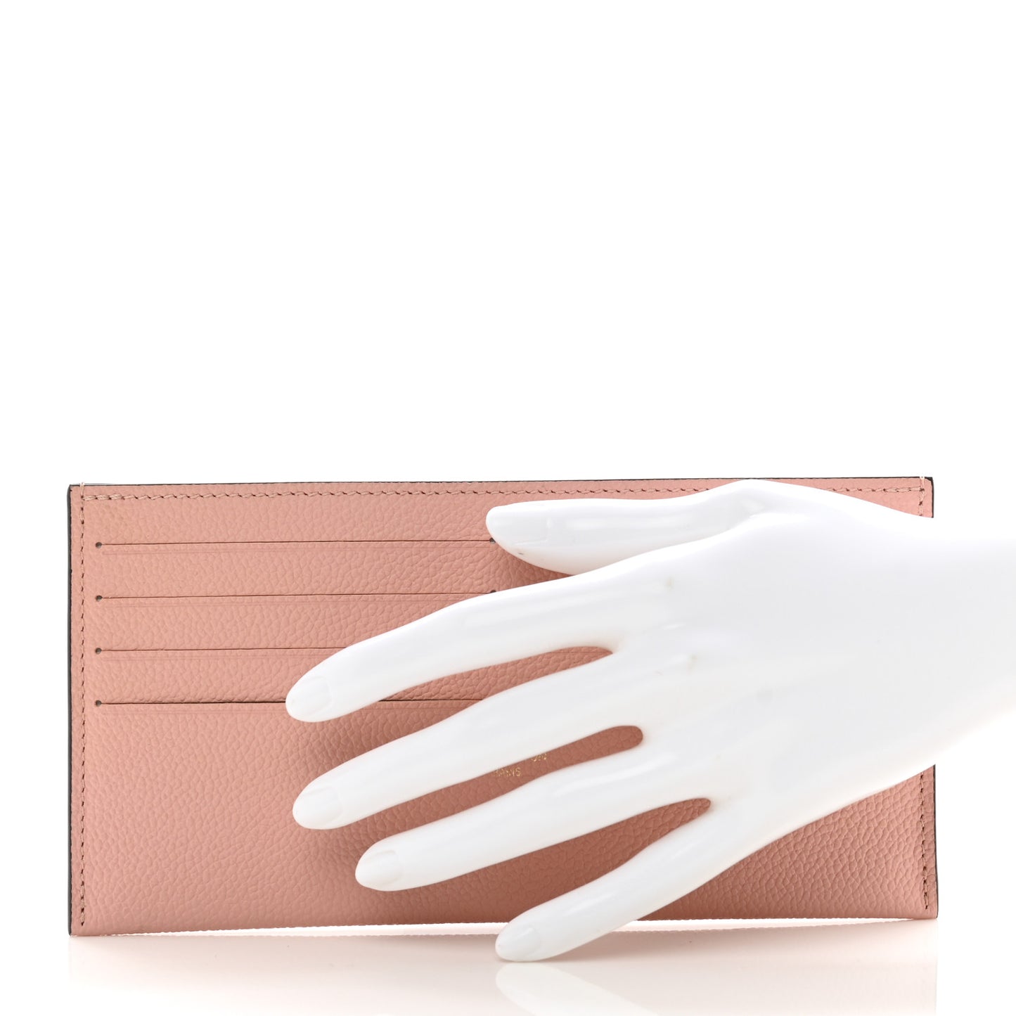 Calfskin Felicie Card Holder Insert Rose Ballerine