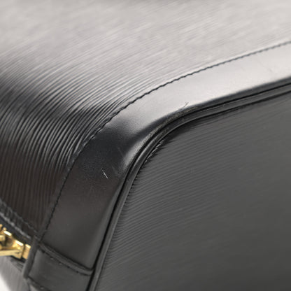 Louis Vuitton Epi Alma MM Black 9 of 18