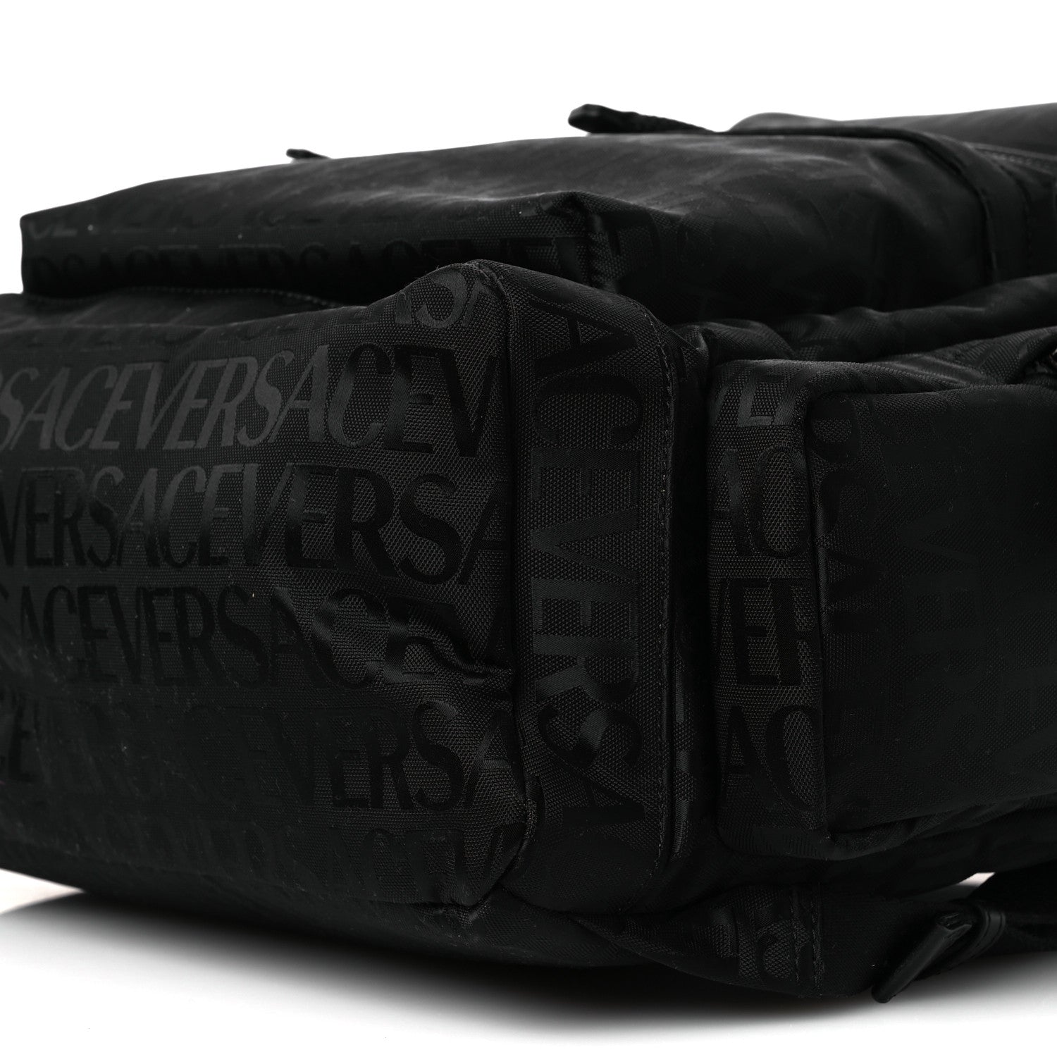 Versace Nylon Logo Neo Backpack Black 10 of 11