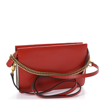 Givenchy Goatskin Suede Cross 3 Crossbody Bag Red 3 of 10