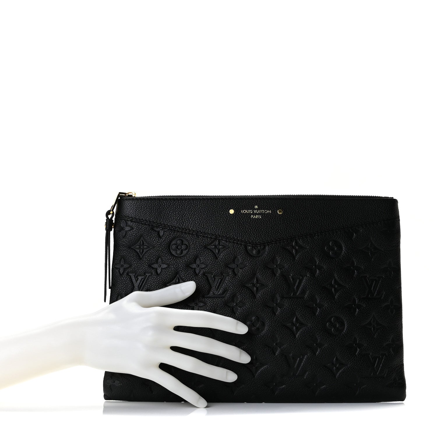 Louis Vuitton Empreinte Daily Pouch Black 2 of 10