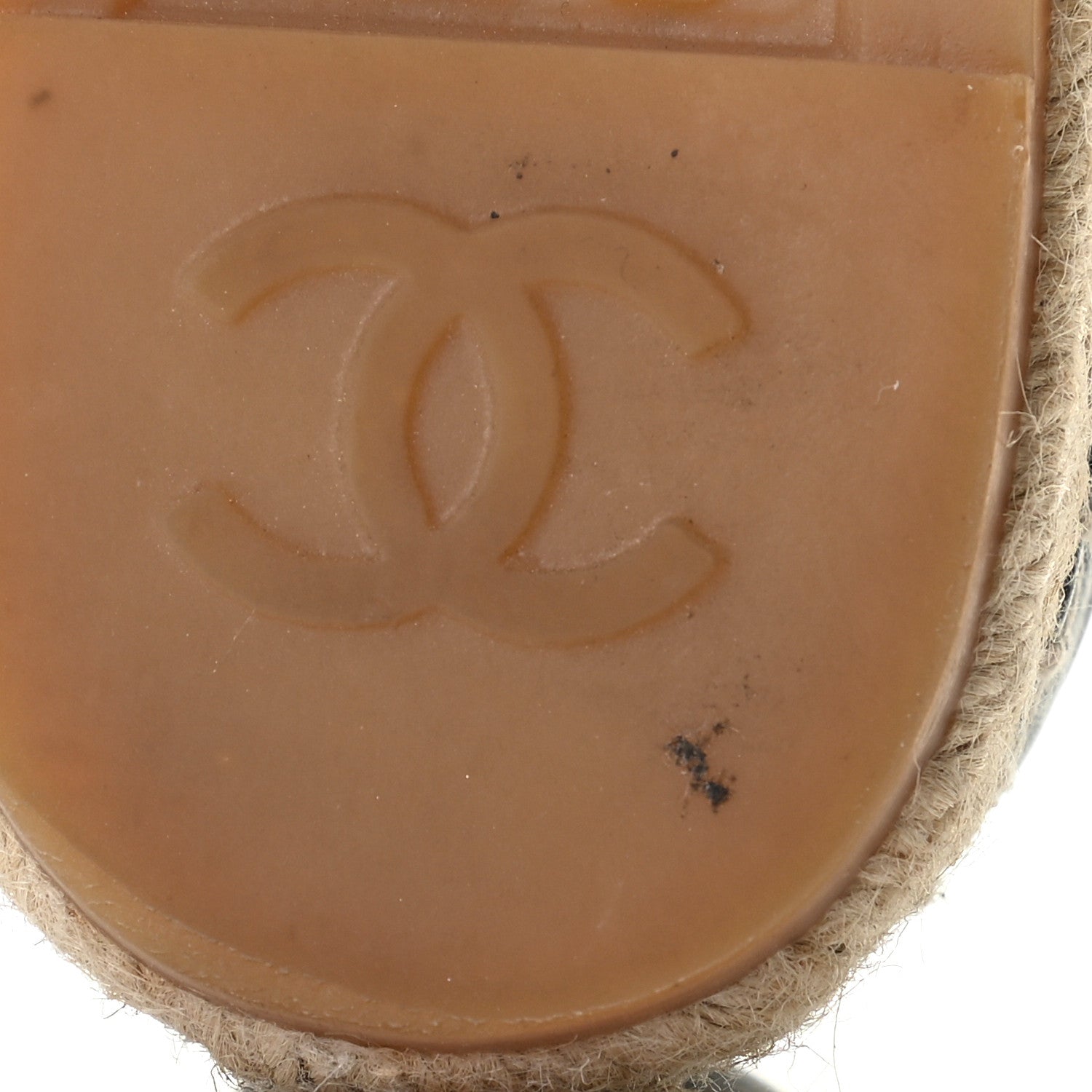 Chanel Lambskin CC Espadrilles 38 Black 11 of 15