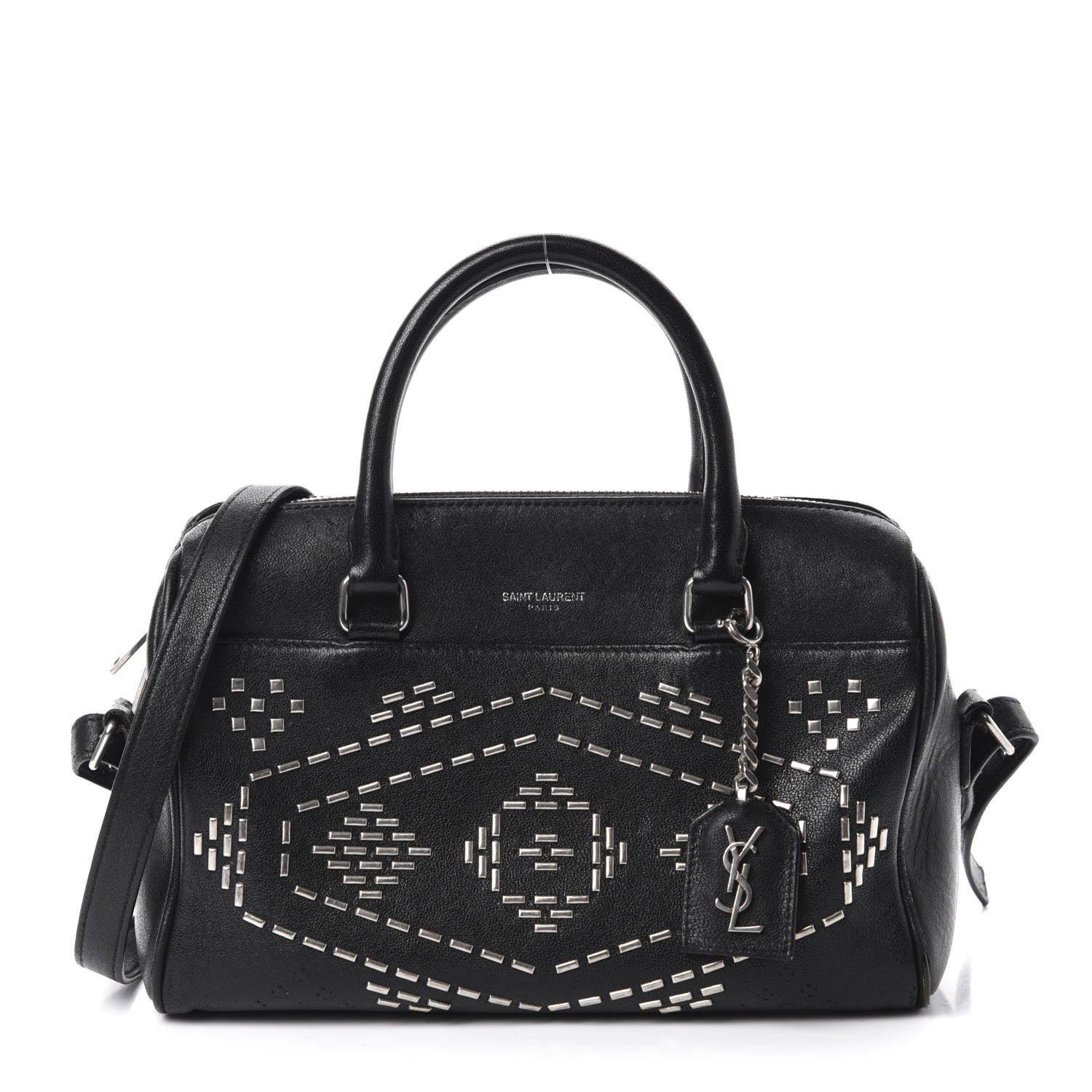 Saint Laurent Calfskin Studded Classic Baby Duffle Black 1 of 13