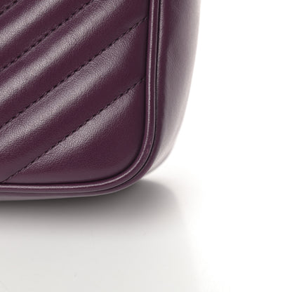 Saint Laurent Calfskin Matelasse Monogram Lou Camera Bag Purple 11 of 12