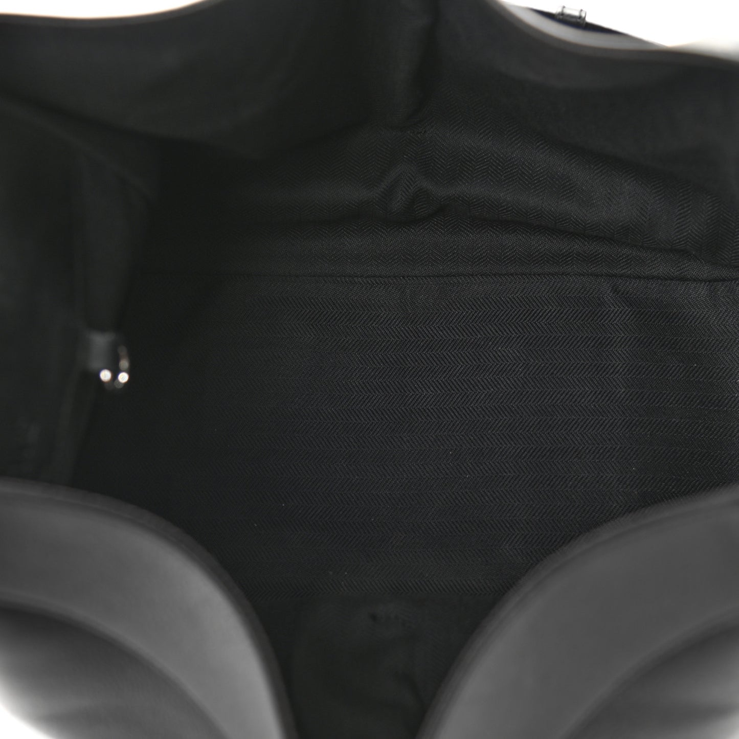 Calfskin Medium Hammock Shoulder Bag Black