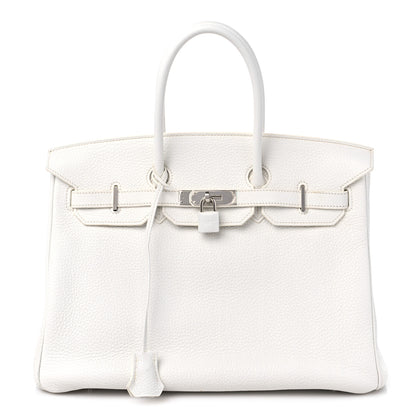 Hermes Togo Birkin 35 White 1 of 14
