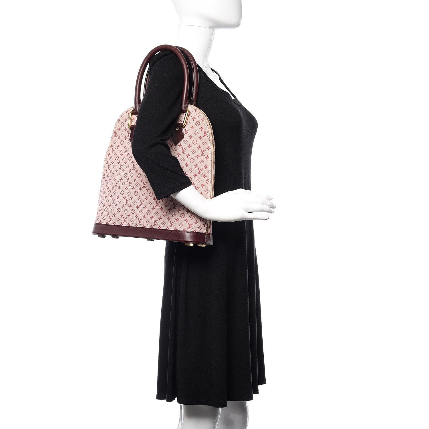 Louis Vuitton Mini Monogram Alma Haut Cherry 2 of 16