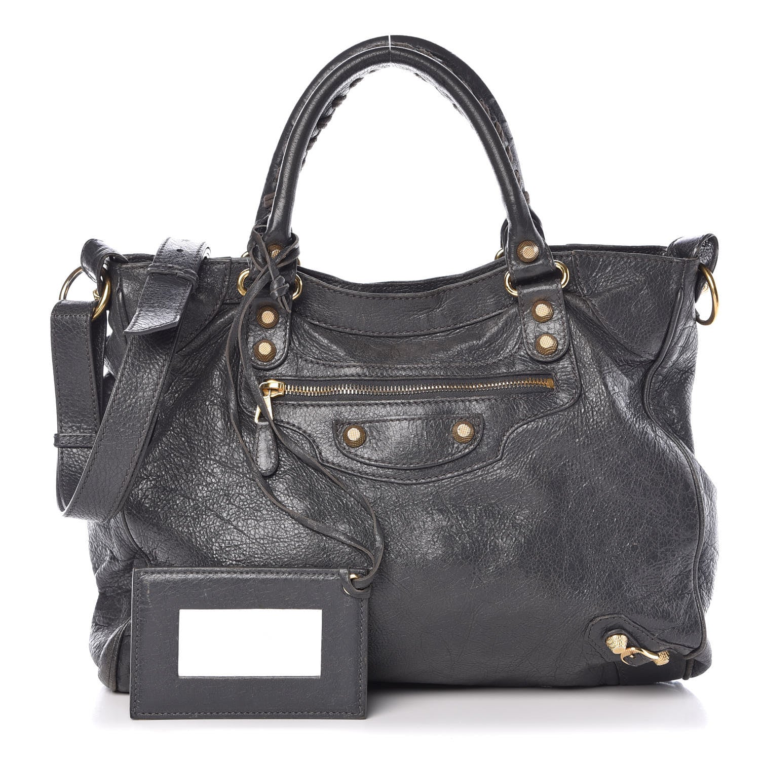 Balenciaga Agneau Giant 12 Gold Hardware Velo Gris Fossile Anthracite 1 of 19