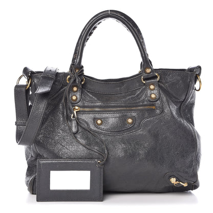 Balenciaga Agneau Giant 12 Gold Hardware Velo Gris Fossile Anthracite 1 of 19