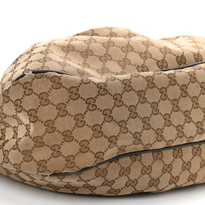Gucci Monogram Medium Sukey Hobo Dark Brown 5 of 11
