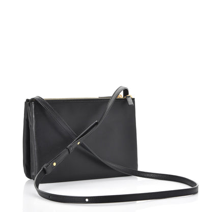 Celine Lambskin Small Trio Crossbody Bag Black 3 of 12