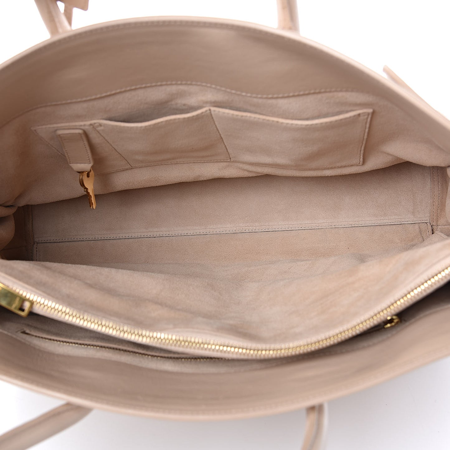 Calfskin Large Sac de Jour Carryall Nude Powder