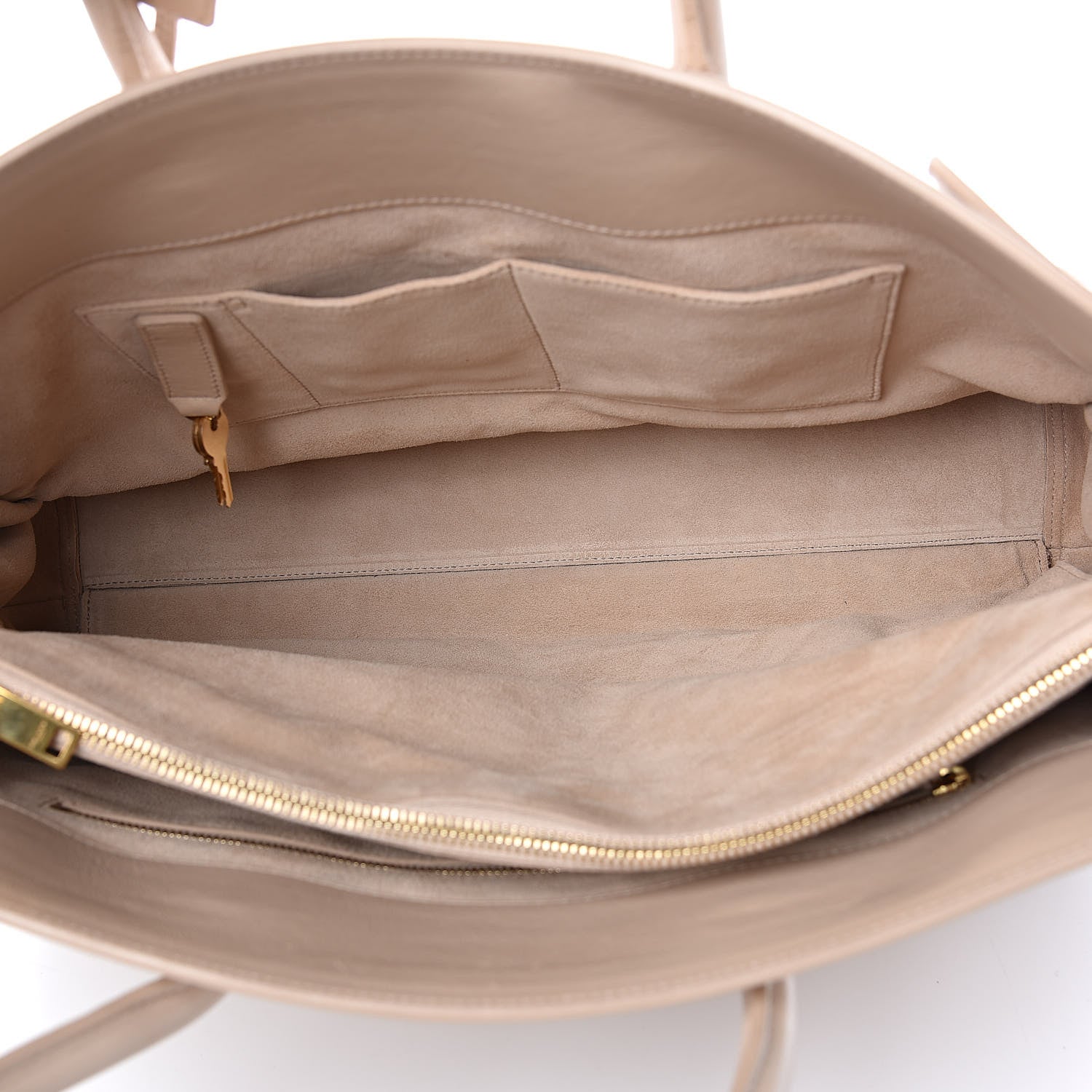 Saint Laurent Calfskin Large Sac de Jour Carryall Nude Powder 5 of 11