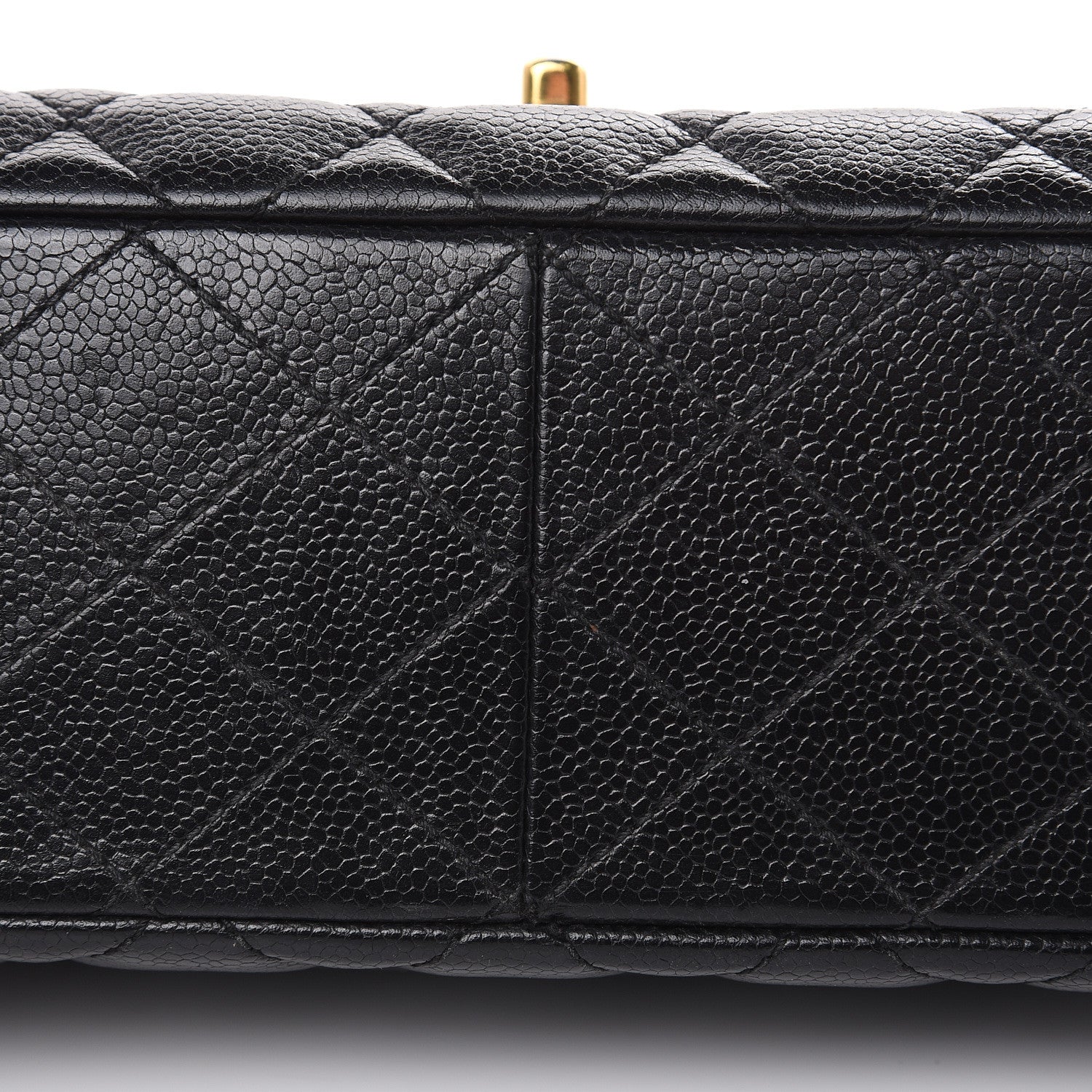 Chanel Caviar Quilted Jumbo Single Flap Black 9 of 18
