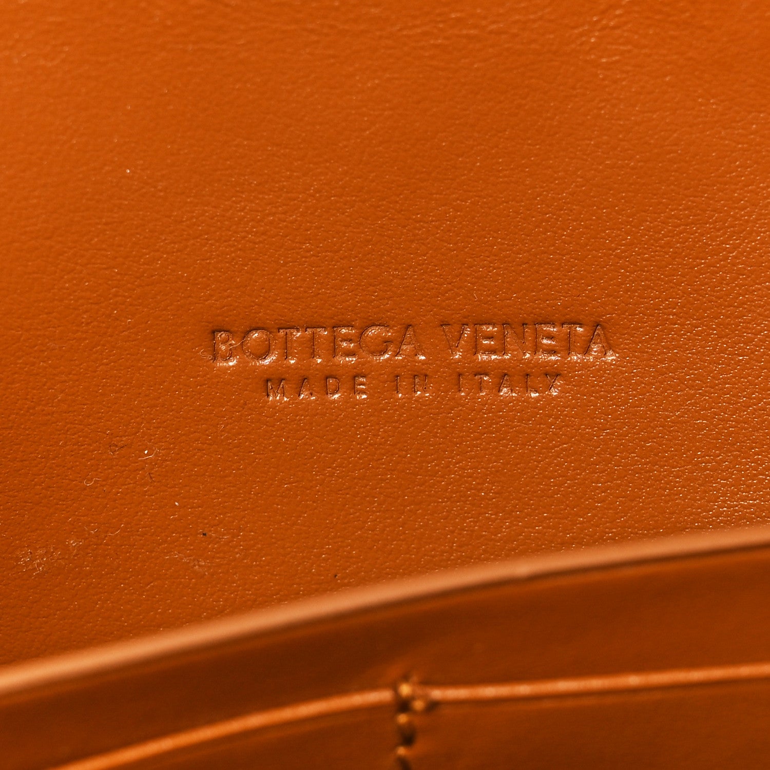 Bottega Veneta Nappa Intrecciato Long Andiamo Top Handle Clutch Cognac 6 of 7