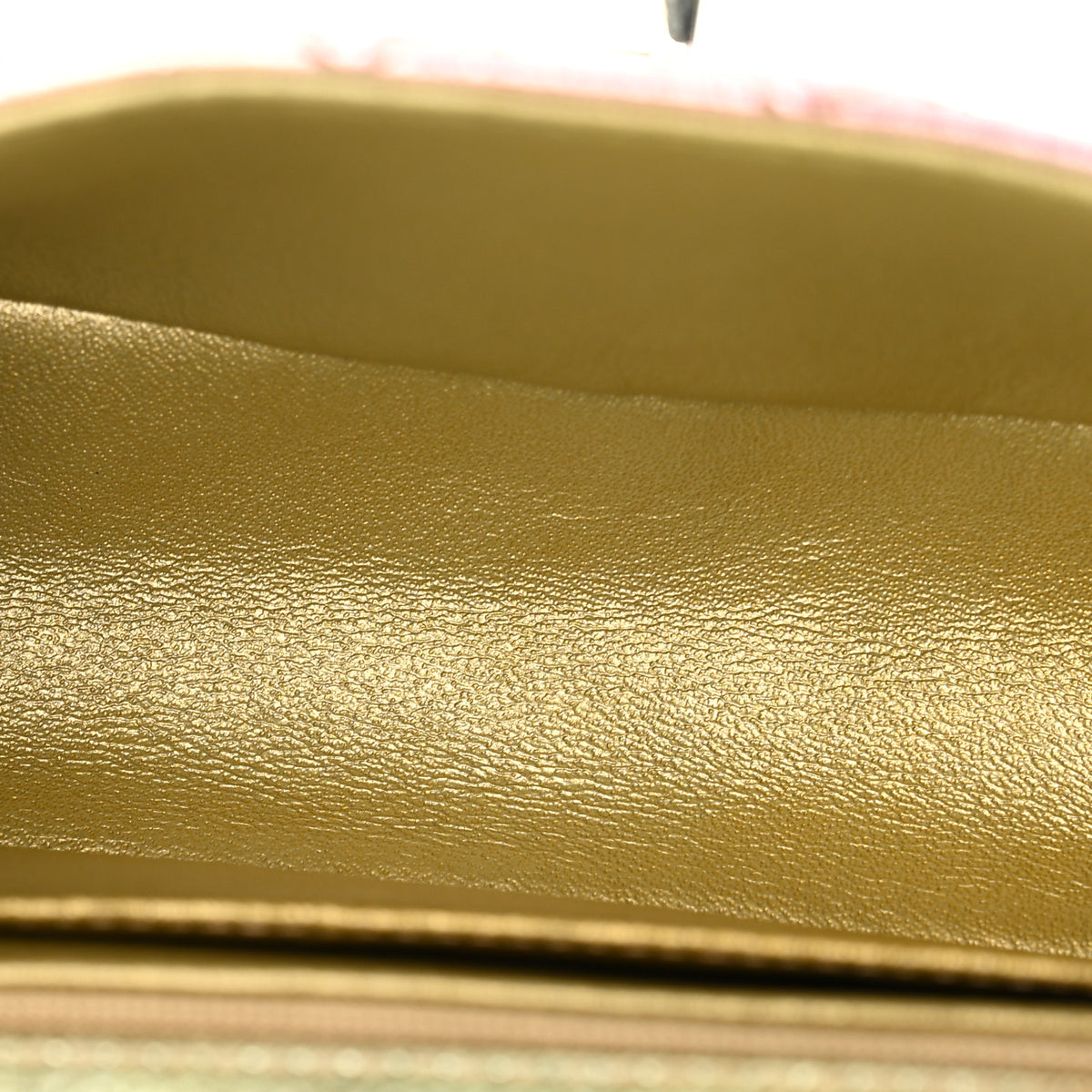 Metallic Goatskin Quilted Mini 2.55 Reissue Flap Multicolor