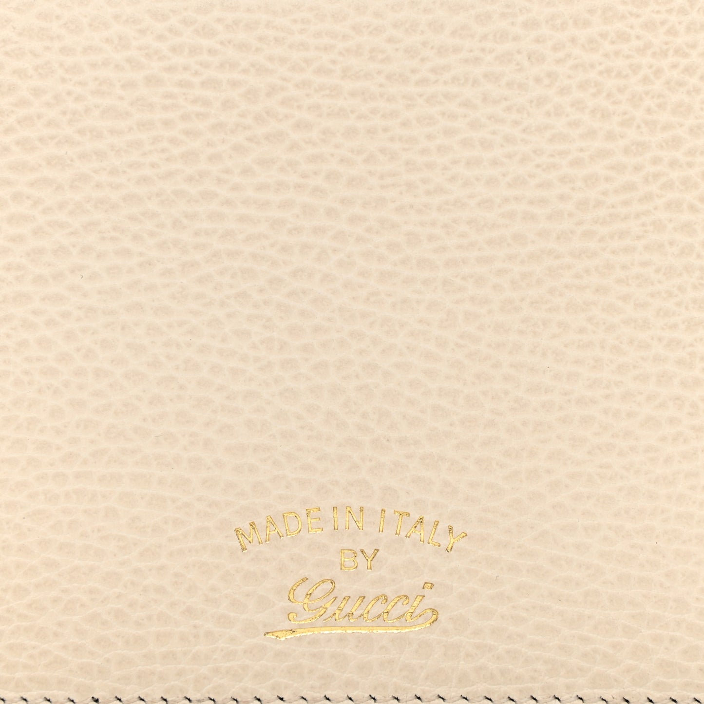 Dollar Calfskin Mini Swing Wallet Bag Mystic White