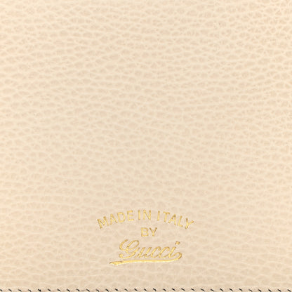 Gucci Dollar Calfskin Mini Swing Wallet Bag Mystic White 10 of 10