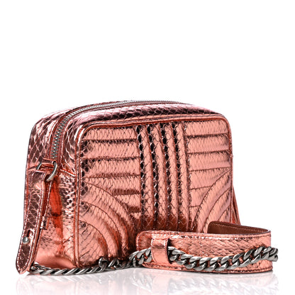 Prada Metallic Ayers Impunture Diagramme Crossbody Bag Antico Mordo 2 of 4