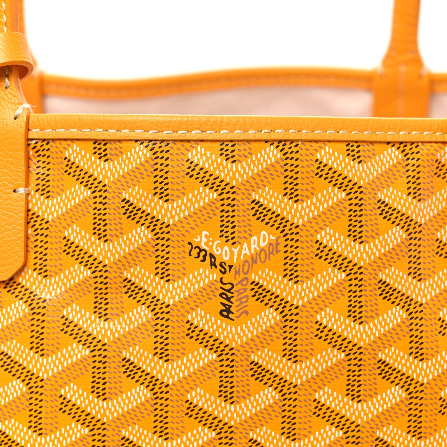 Goyard Goyardine Saint Louis PM Yellow 1831946 – FASHIONPHILE