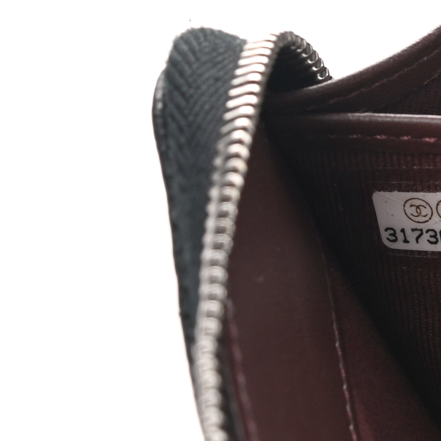 Chanel Caviar Quilted Large Gusset Zip Around Wallet Black 8 of 9