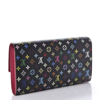 Louis Vuitton Monogram Multicolor Sarah Wallet Black Grenade 3 of 10