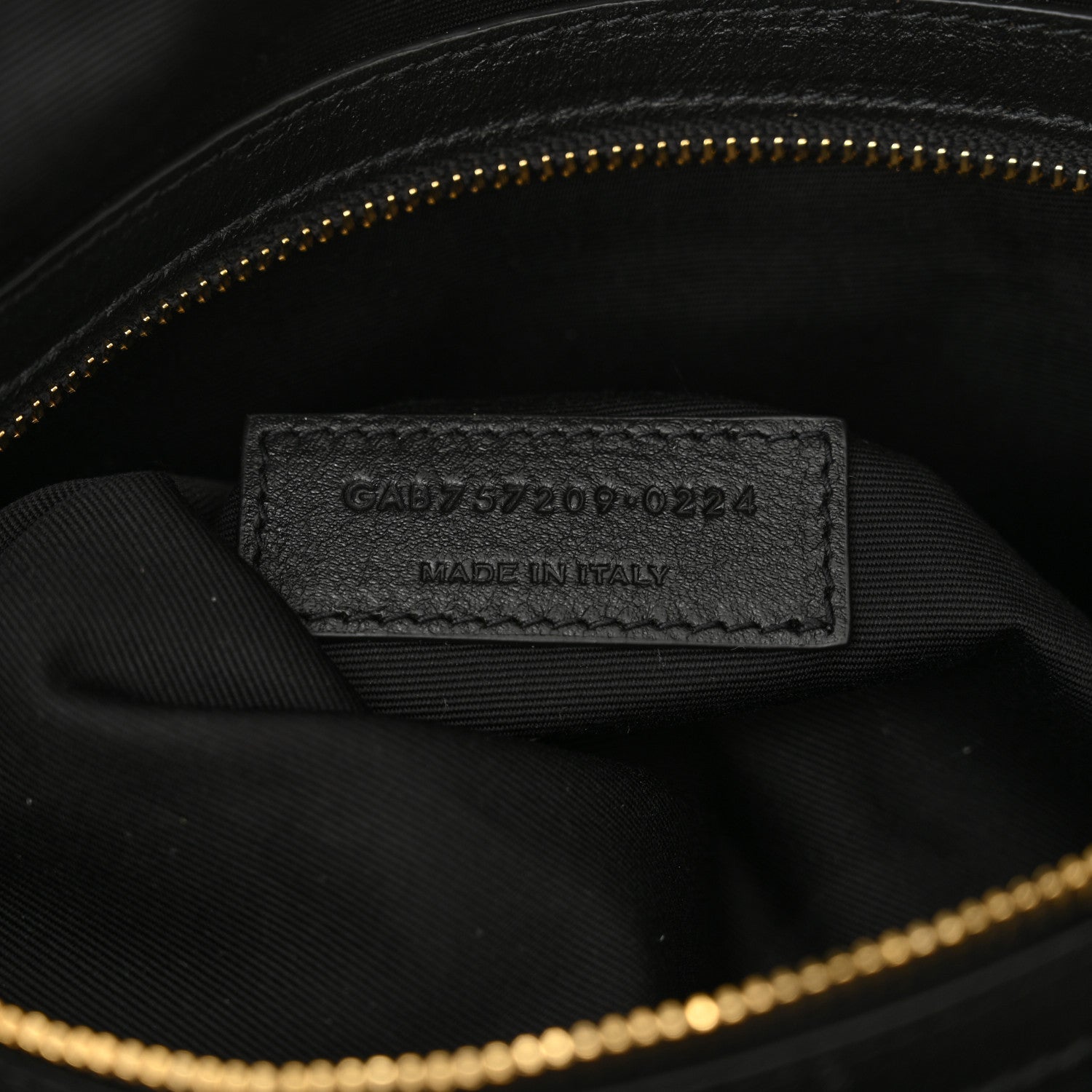 Saint Laurent Nylon Gloria Quilted Travel Bag Milky White 7 of 11