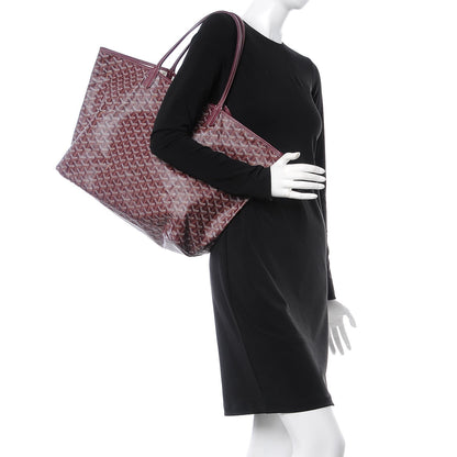 Goyard Goyardine Saint Louis GM Burgundy 2 of 9