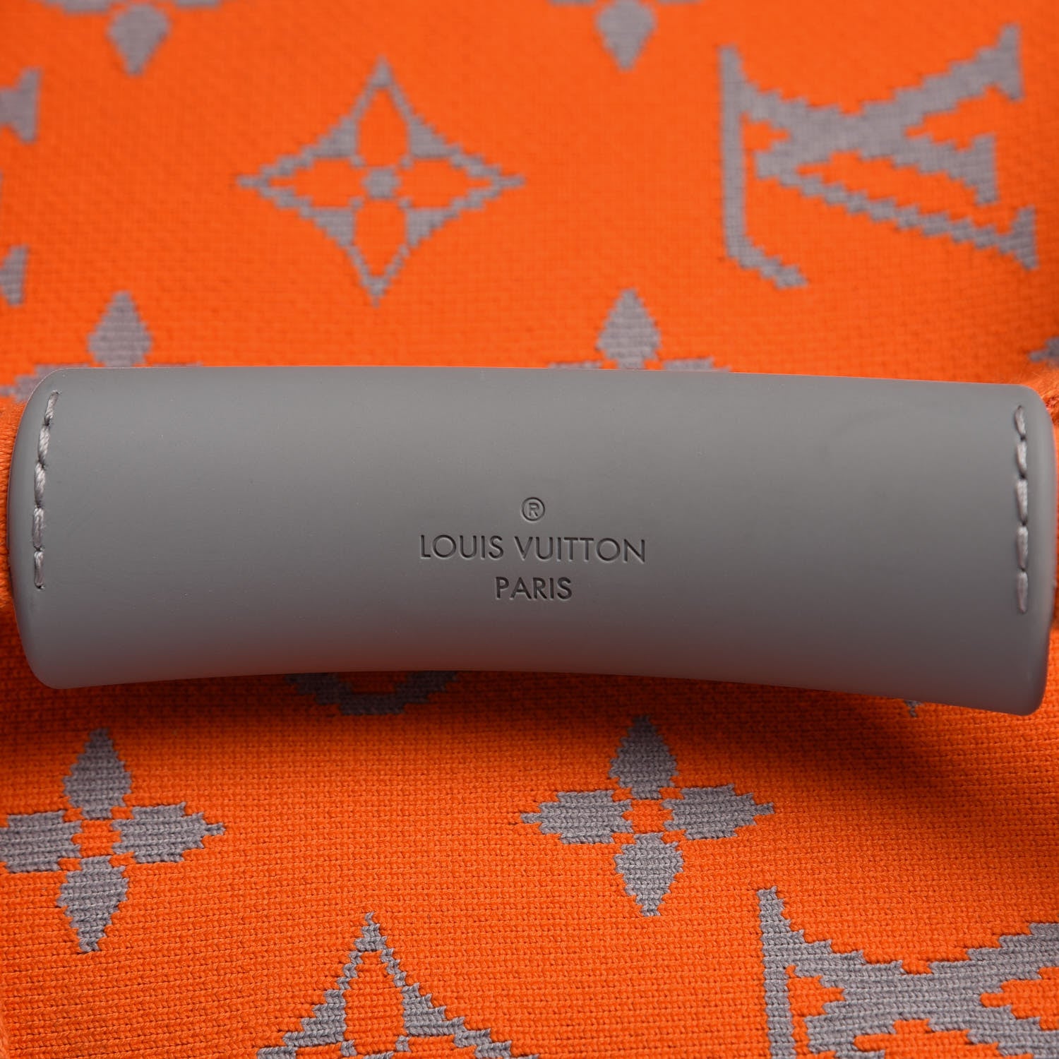 Louis Vuitton Knit Monogram Horizon Soft Duffle 55 Orange 7 of 17