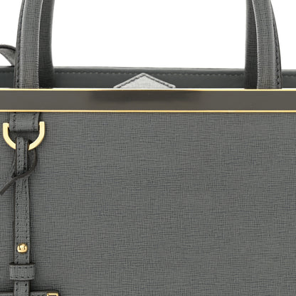Fendi Vitello Elite Petite 2Jours Tote Grigio Grigio Chiaro 8 of 10