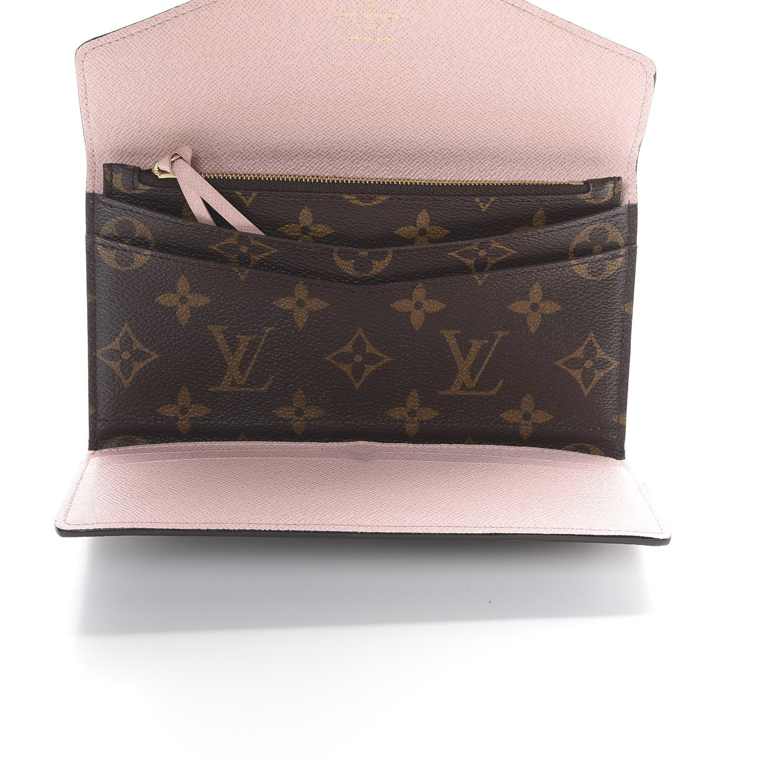 Louis Vuitton Monogram Josephine Wallet Rose Ballerine 6 of 11