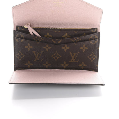 Louis Vuitton Monogram Josephine Wallet Rose Ballerine 6 of 11