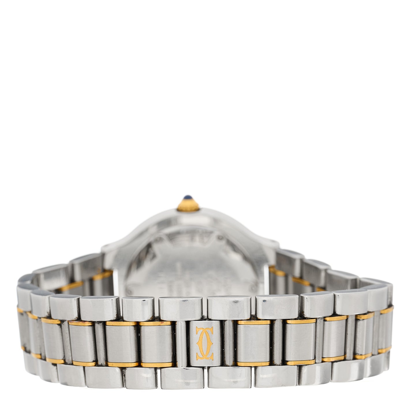 Stainless Steel 18K Yellow Gold 31mm Must De 21 Quartz Watch