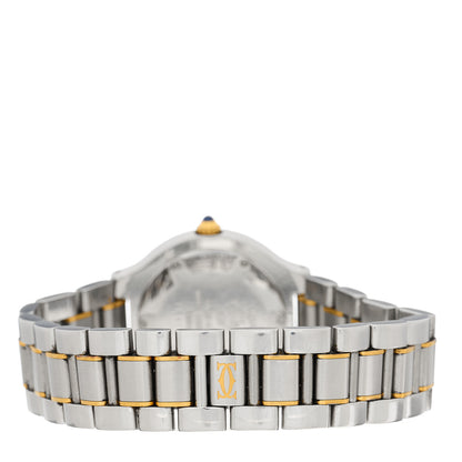 Cartier Stainless Steel 18K Yellow Gold 31mm Must De 21 Quartz Watch 3 of 4