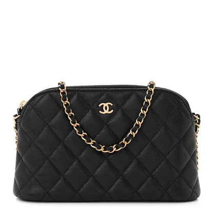 Chanel Caviar Quilted Classic Clutch with Chain Black 1 of 10