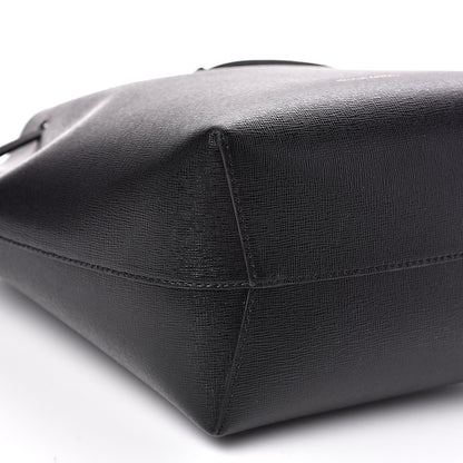 Mansur Gavriel Saffiano Mini Bucket Bag Black Flamma 7 of 11