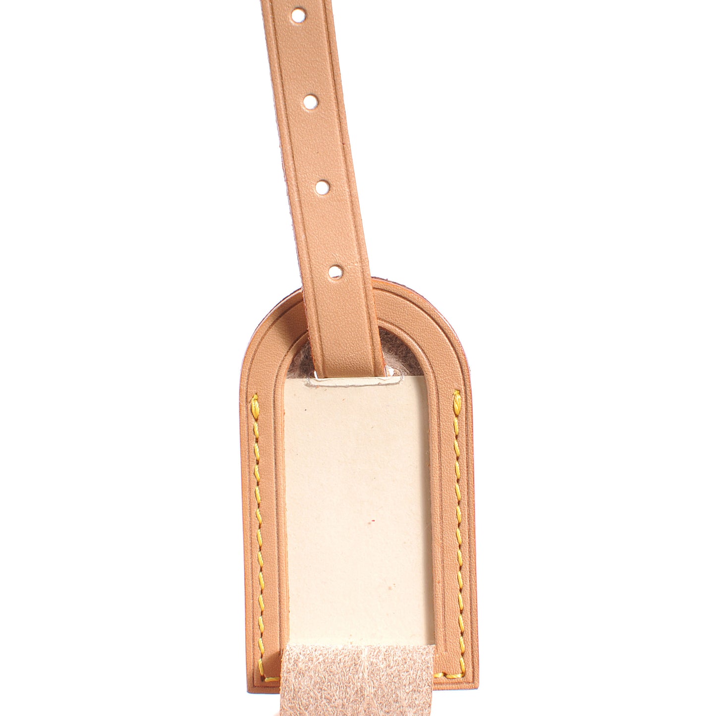 Vachetta Leather Luggage Tag and Loop
