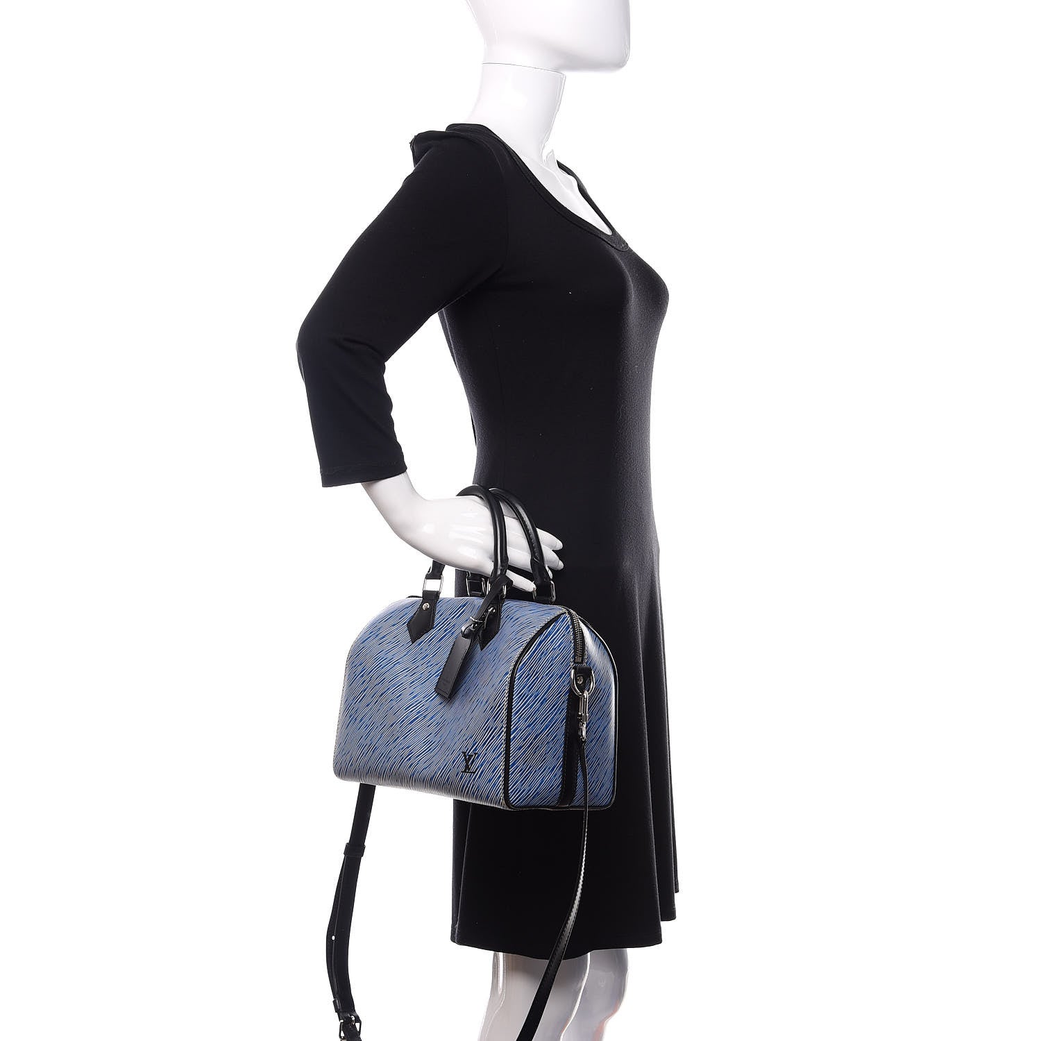 Louis Vuitton Epi Speedy Bandouliere 25 Denim 3 of 15