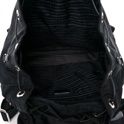 Prada Nylon New Vela Studded Backpack Black 4 of 11
