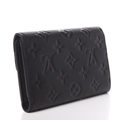 Louis Vuitton Empreinte Compact Curieuse Wallet Black 3 of 8