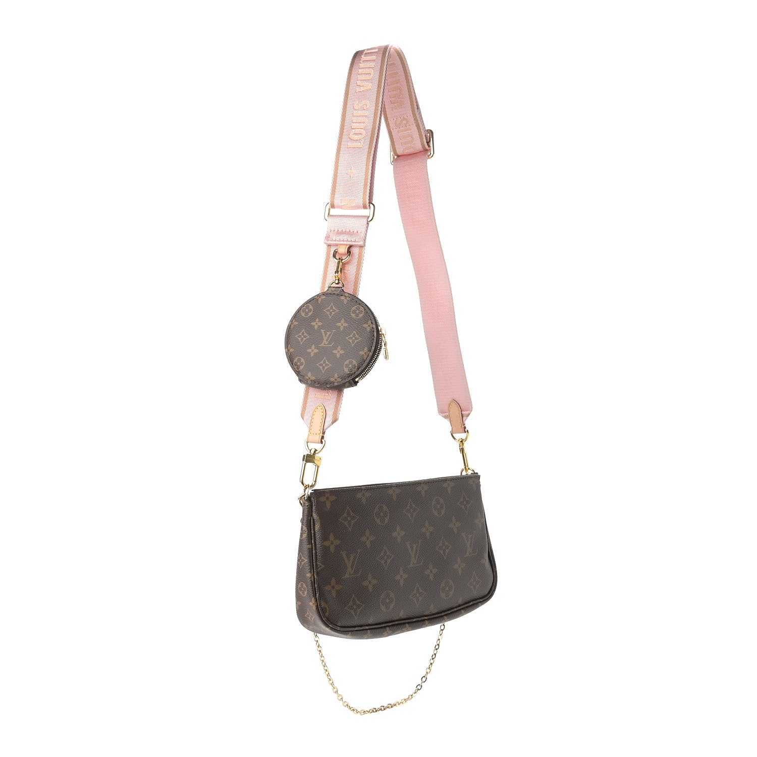 Louis Vuitton Monogram Multi Pochette Accessories Rose Clair 3 of 10