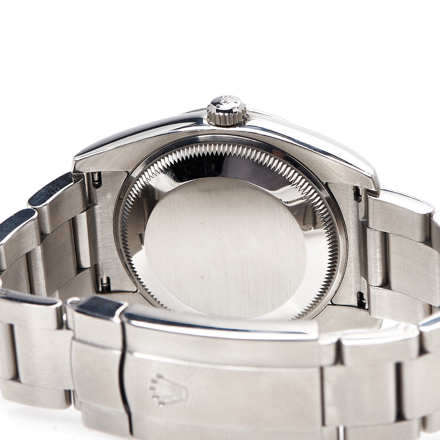 Rolex Stainless Steel 34mm Oyster Perpetual Air-King Watch Pink Index 114200 4 of 4