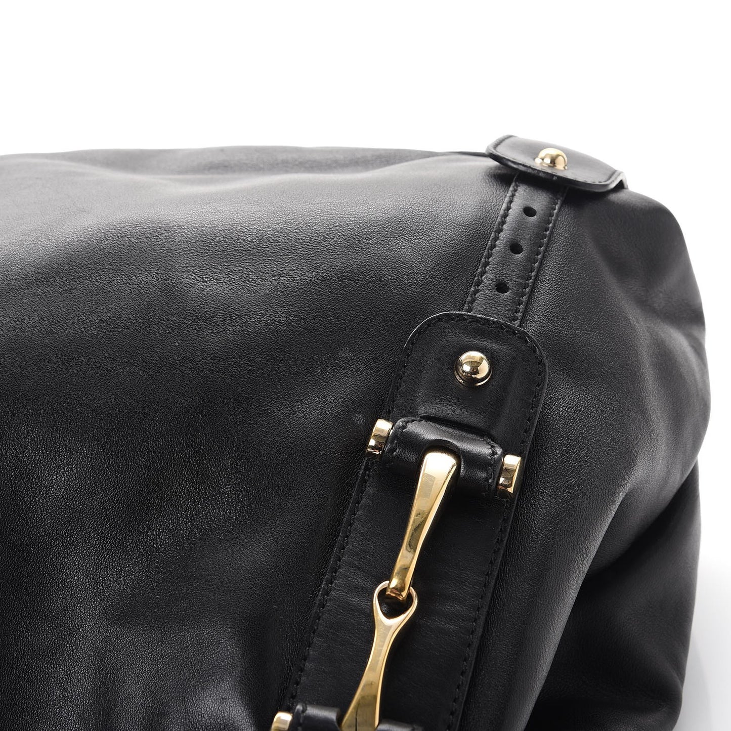 Calfskin Medium Pelham Shoulder Bag Black