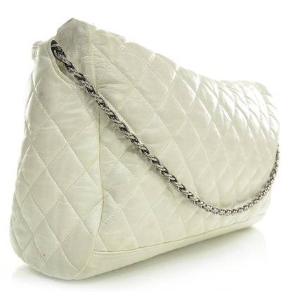 Chanel Lambskin Quilted Large Paris Moscou Red Square Bag Ivory 2 of 9