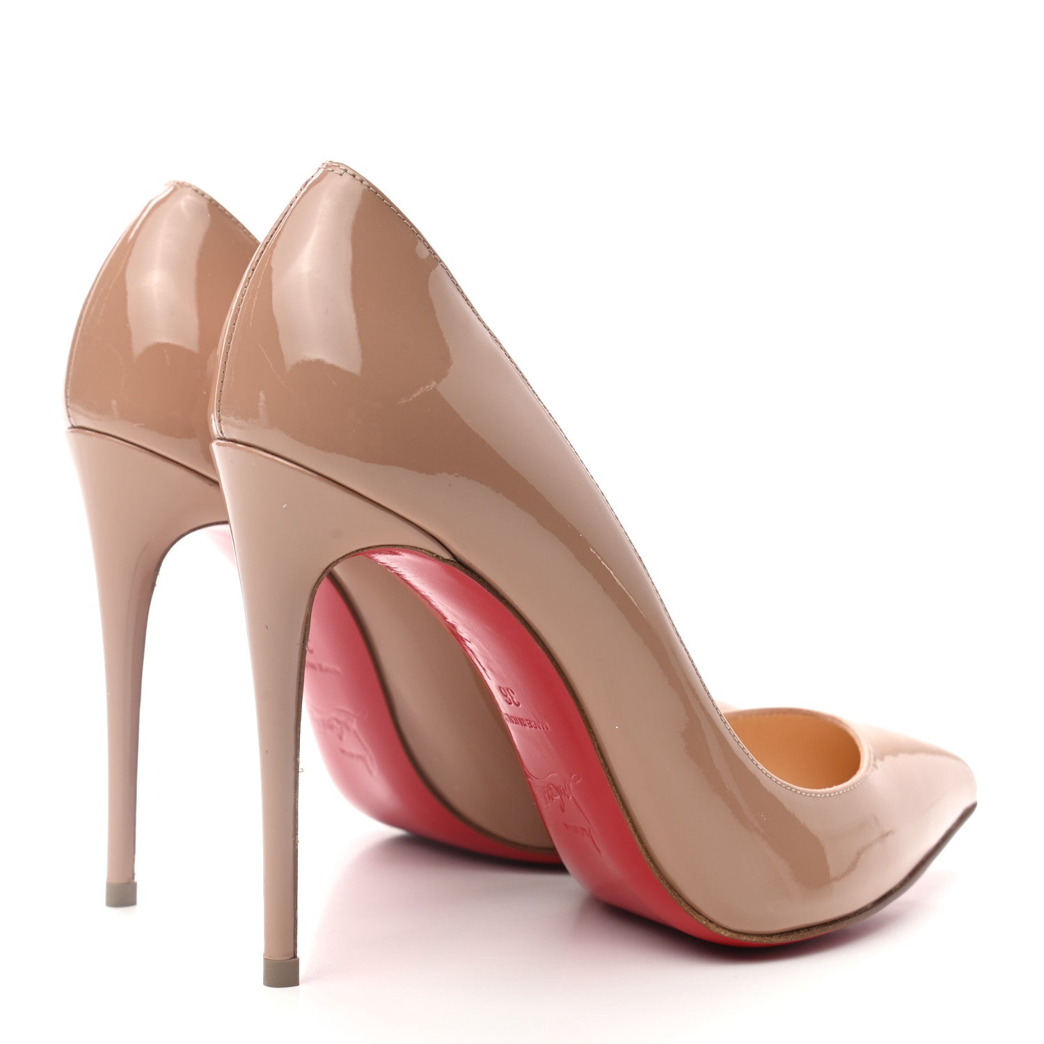 Christian Louboutin Patent So Kate 120 Pumps 36 Nude 4 of 10