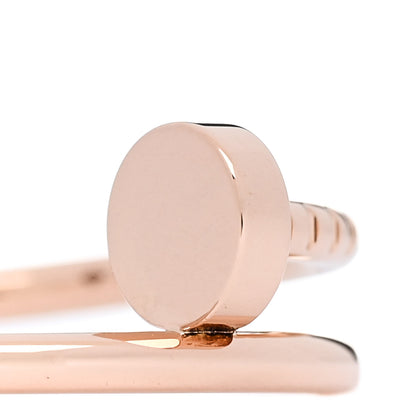 Cartier 18K Pink Gold Small Juste Un Clou Ring 56 7.5 4 of 5