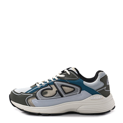 Christian Dior Technical Mesh Calfskin B30 Sneakers 39 White Blue 1 of 7