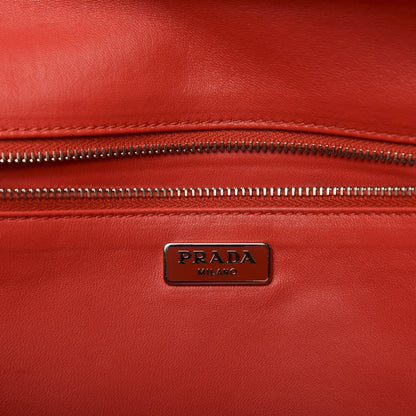 Prada Saffiano Flap Clutch Lacca 8 of 10