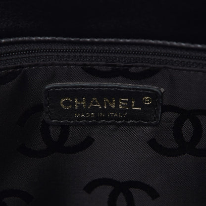 Chanel Calfskin Contrast Stitch Surpique Tote Black 7 of 13