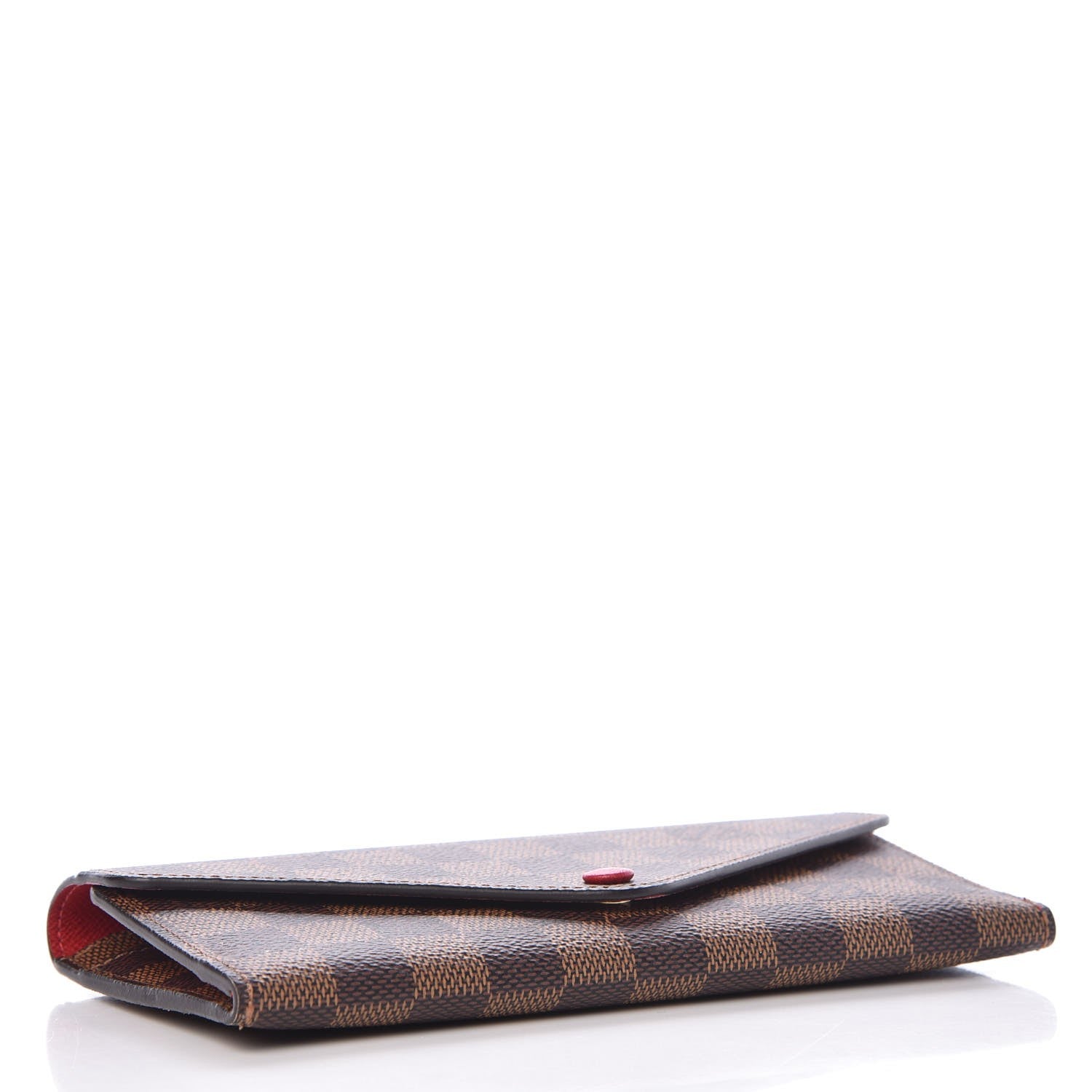 Louis Vuitton Damier Ebene Josephine Wallet Red 5 of 11